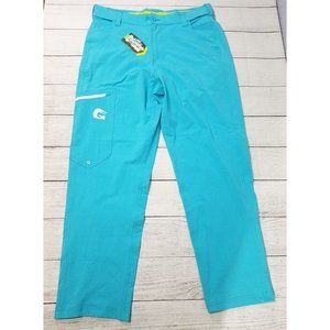 Gator Waders BRKLNE Performance Fishing Pants Mens Size Large - Light Blue